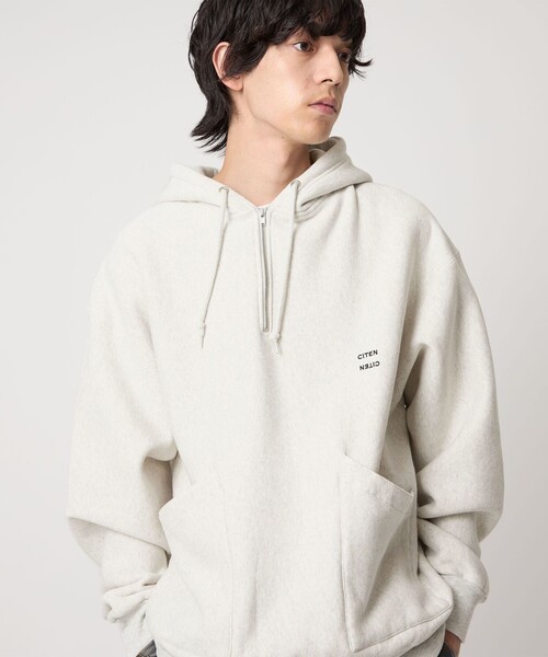 CITEN トレーナー スウェット 「CITEN」ハーフジップスウェット
