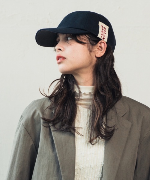 ORIENT MILLINERY キャップ 帽子 Hiragana Typography Embroidery Cap