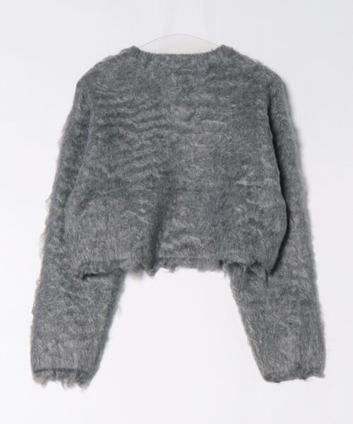 ニット セーター モンスターシャギーニットクロップドプルオーバー レディース STYLEBLOCK ニット セーター モンスターシャギーニット