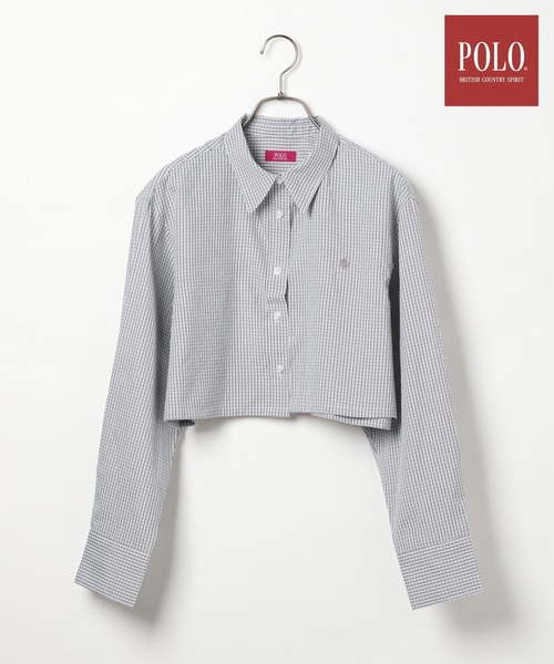 ブラウス シャツ 「POLO BCS(ポロ・ビーシーエス)」アソートショートシャツ　154048 レディース セール】【POLO BCS(ポロ・ビーシーエス)】アソートショート