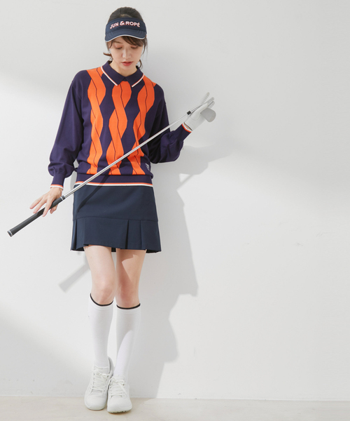 JUN&ROPE'（ジュンアンドロペ） スカート コスミカルウォーム裾タック