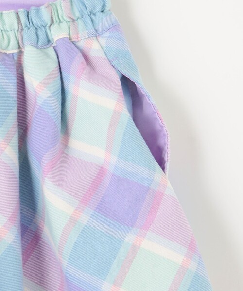 ANY（エニィ） スカート シャギーチェックスカート キッズ 子供服