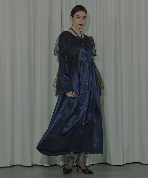 アンティーク　ワンピース Ezick ワンピース Vintage glow 2way neck シャツドレス