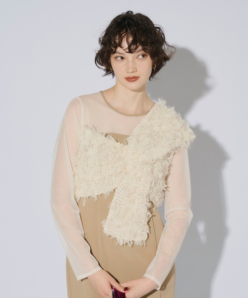 ANDRESD フリンジグリッターノットドレス fringe glitter knot dress フリンジグリッターノットドレス