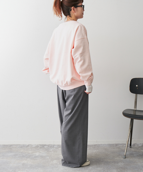 spick&amp;span スピックアンドスパン ルーズロゴスウェット ピンク 新品 Spick & Span スピックアンドスパン ルーズロゴスウェット ピンク