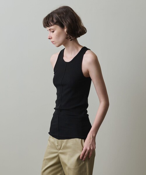タンクトップ ノースリーブ 「Steven Alan」リブ タンクトップ レディース STEVEN ALAN タンクトップ ノースリーブ 「Steven Alan」リブ