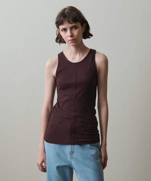 タンクトップ ノースリーブ 「Steven Alan」リンガー タンクトップ レディース Steven Alan＞リンガー タンクトップ（タンクトップ）｜Steven