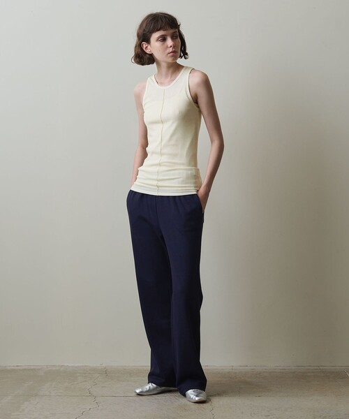タンクトップ ノースリーブ 「Steven Alan」リブ タンクトップ レディース STEVEN ALAN タンクトップ ノースリーブ 「Steven Alan」リブ