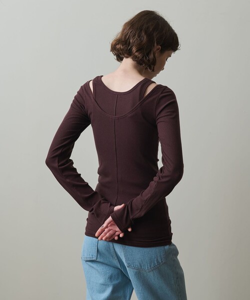 タンクトップ ノースリーブ 「Steven Alan」リブ タンクトップ レディース STEVEN ALAN タンクトップ ノースリーブ 「Steven Alan」リブ