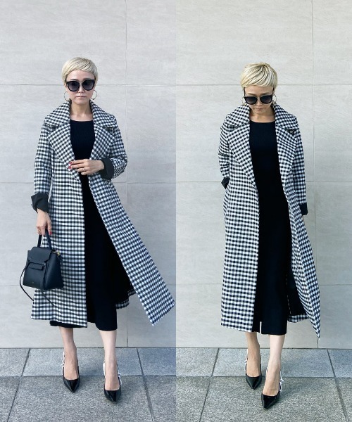 JENNE トレンチコート JENNE」 トレンチコート SMALL ブラック レディース : ZOZOTOWN Yahoo