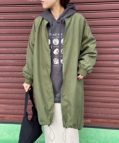 CRB ma1 ma-1 ピーチロングMA-1 レディース : ZOZOTOWN Yahoo!店