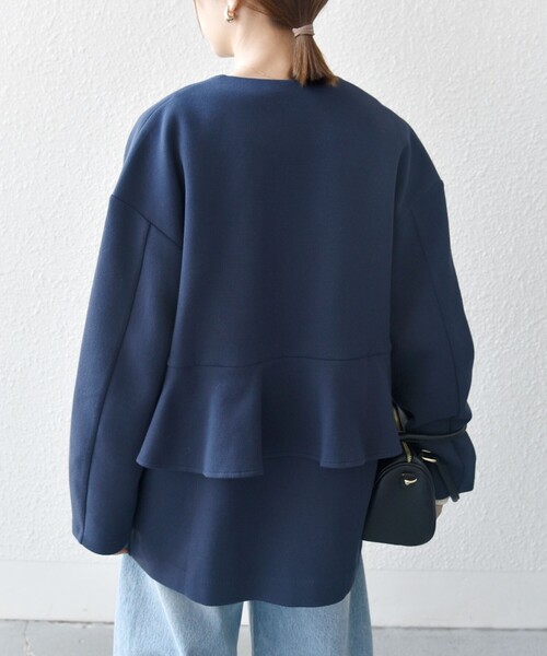 ノーカラージャケット まる レディース ノーカラージャケット | ファッション通販