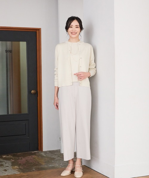 Cube-Cube スラブリネン パンツ 2025春夏 セール】2025春夏【洗濯可能・接触冷感・UVカット・セットアップ