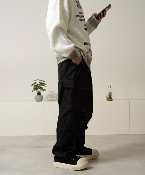 パンツ sorm'86 STAY GOLD PANTS STAY GOLD カーゴパンツ 「STAYGOLD」ハートロゴ刺繍 ワイド