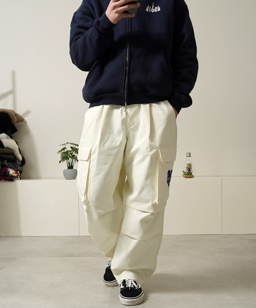 sorm'86さんのSTAY GOLD PANTS ＭＬサイズ STAY GOLD カーゴパンツ 「STAYGOLD」ハートロゴ刺繍 ワイド