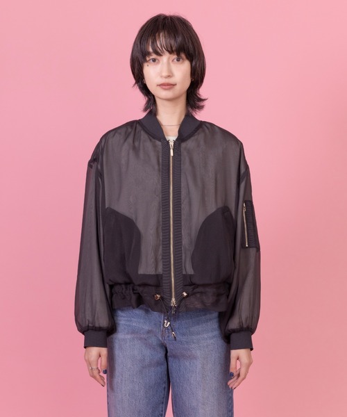 美品【EIMEE LAW】エイミーロウ　ブルゾン Eimee Law 「Eimee Law」 ブルゾン 38 グレー レディース