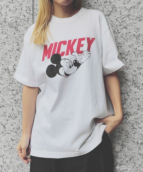 tシャツ 「GOOD ROCK SPEED」 MICKEY / ミッキー / プリント / 半袖 Tシャツ レディース メンズ
