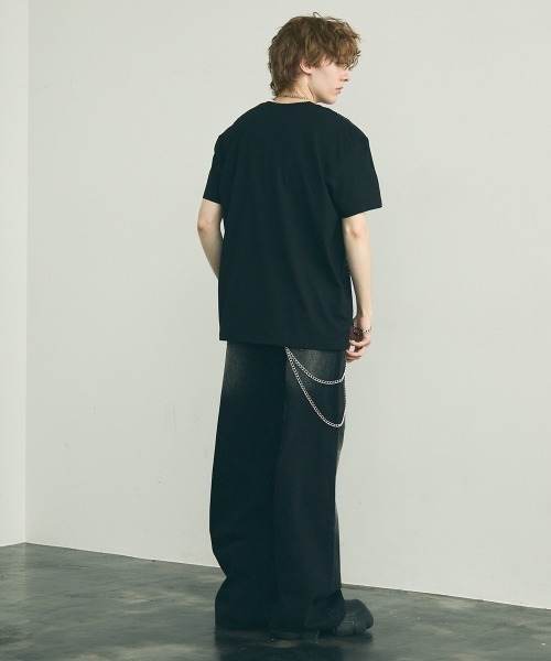 Shoowtime（ショウタイム） tシャツ rhinestone short sleeve t-shirt