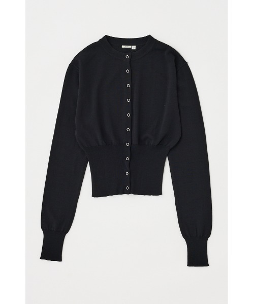 今季完売♡MOUSSY V NECK SHORT カーディガン♡新品タグ付き BLACK BY MOUSSY | washable v neck cardigan (ニット ) |SHEL'TTER