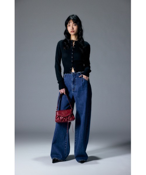 MOUSSY（マウジー） カーディガン WAIST SWITCHING カーディガン