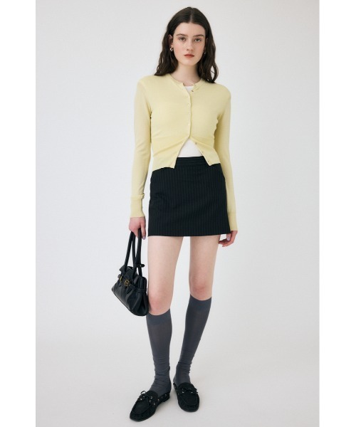 MOUSSY（マウジー） カーディガン WAIST SWITCHING カーディガン