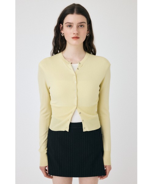 今季完売♡MOUSSY V NECK SHORT カーディガン♡新品タグ付き moussy完売v neck short カーディガン 【公式通販】
