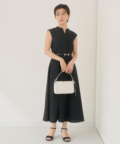 ANAYI 「ANAYI」 ノースリーブワンピース 38 ブルー レディース
