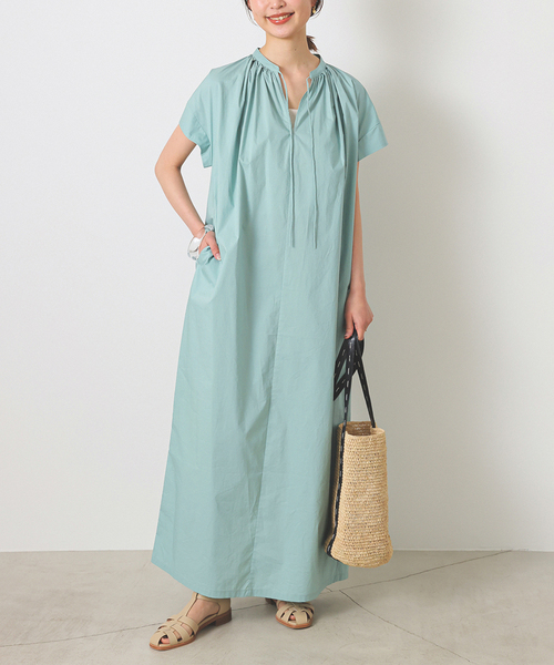 SLOBE IENA ワンピース タイプライターフレンチワンピース