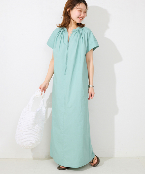 SLOBE IENA ワンピース タイプライターフレンチワンピース