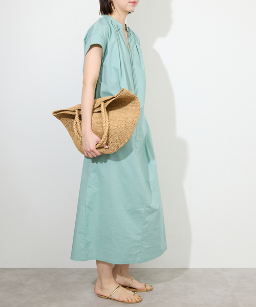 SLOBE IENA ワンピース タイプライターフレンチワンピース
