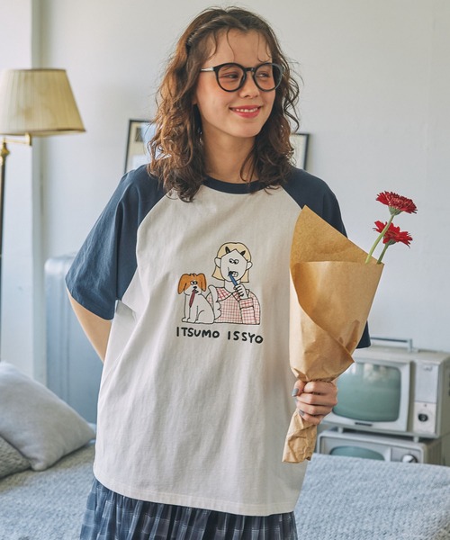 Tシャツ(半袖/袖なし) AMERI SAYONAGASE COLLAB TEE メンズ Tシャツ 2025 RASH THE WAVES ARE CALLING AND WE MUST GO TEAM