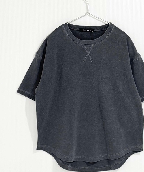 ZIーON（ジーオン） tシャツ キッズ ピグメント染 オーバーサイズ半袖T