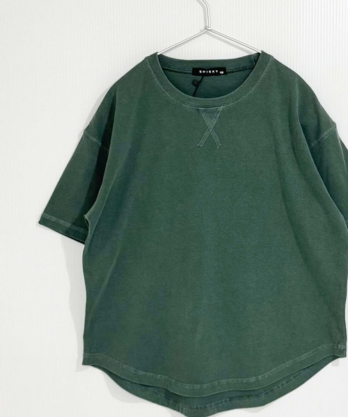 ZIーON（ジーオン） tシャツ キッズ ピグメント染 オーバーサイズ半袖T