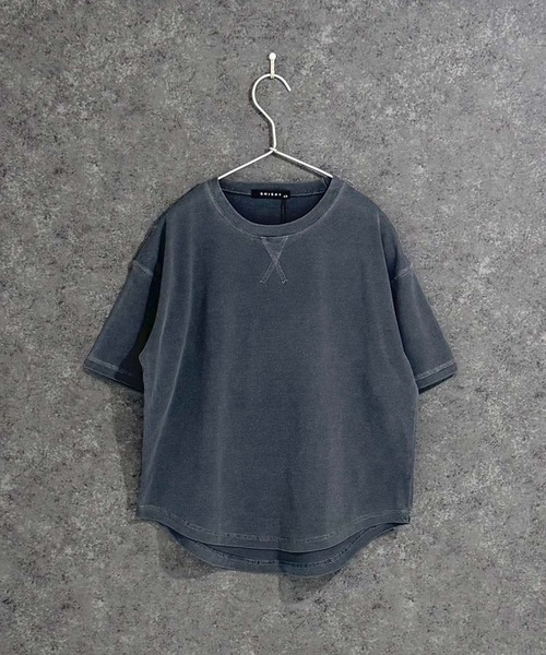 ZIーON（ジーオン） tシャツ キッズ ピグメント染 オーバーサイズ半袖T