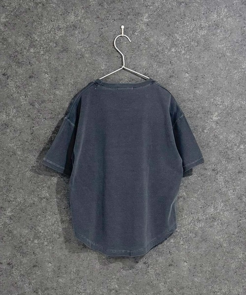 ZIーON（ジーオン） tシャツ キッズ ピグメント染 オーバーサイズ半袖T