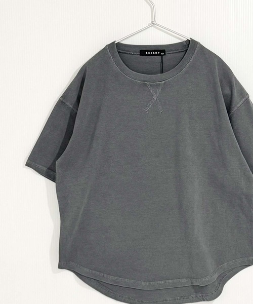 ZIーON（ジーオン） tシャツ キッズ ピグメント染 オーバーサイズ半袖T