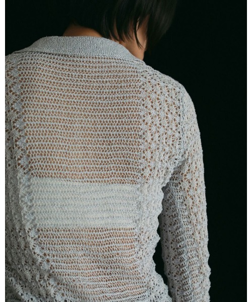 ブラウス シャツ anuke Mix Knit Shirts 62510523 レディース ànuke online store（アンヌーク） / Mix Knit ShirtsMix Knit