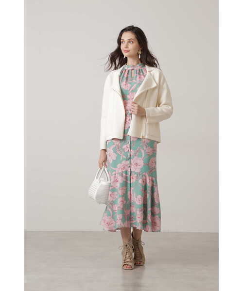 「PINKY&DIANNE」 ライダースジャケット 38 ホワイト系その他2 レディース_画像3