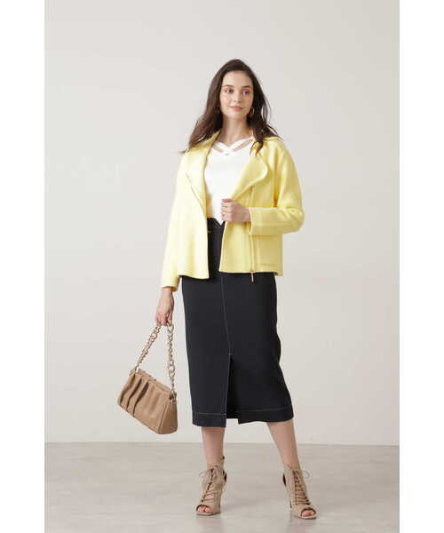 「PINKY&DIANNE」 ライダースジャケット 38 ホワイト系その他2 レディース_画像6