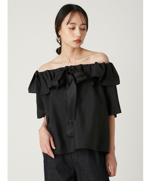 FRAY I.D タックボリュームブラウス FRAY I.D ブラウス シャツ タックボリュームブラウス レディース