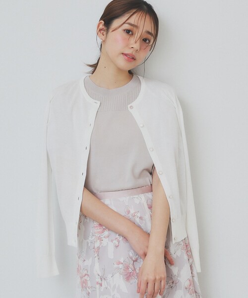ビジューカーディガン Vネックビジューカーディガン≪手洗い可能≫ | Viaggio Blu (Women