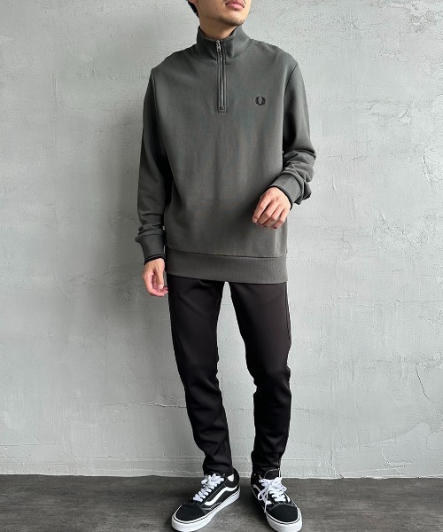 FRED PERRY 「FRED PERRY」 スウェットカットソー L グレー