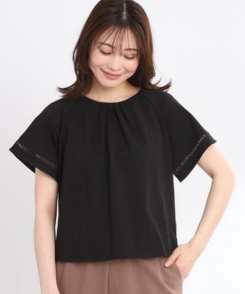 tシャツ 「夏SALE／UVカット／接触冷感／手洗い可」フレアースリーブカットソー レディース
