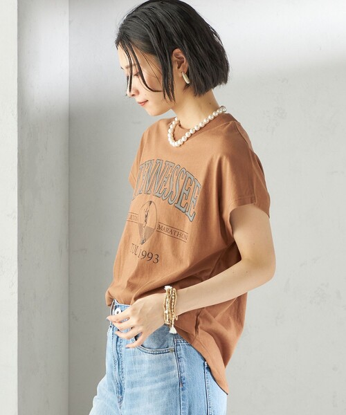 SHIPS tシャツ 「SHIPS別注」TENNESSEE:フレンチ スリーブ プル