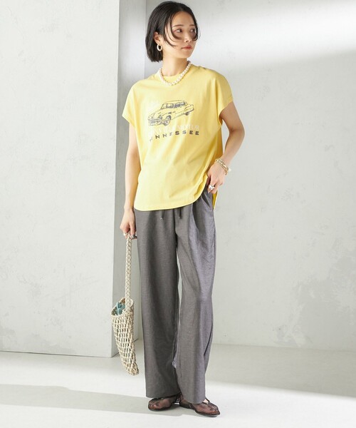 tシャツ 「SHIPS別注」TENNESSEE:フレンチ スリーブ プルオーバー レディース SHIPS tシャツ 「SHIPS別注」TENNESSEE:フレンチ スリーブ プル