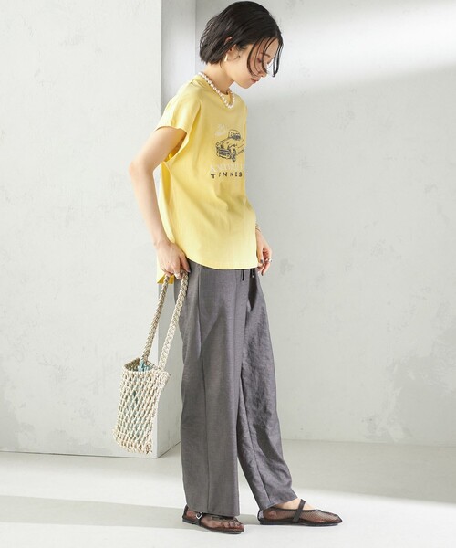 SHIPS tシャツ 「SHIPS別注」TENNESSEE:フレンチ スリーブ プル