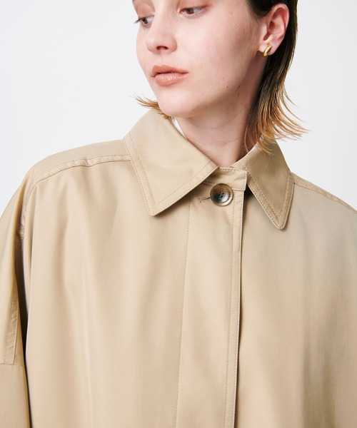 N.O.R.C ステンカラーコート S ベージュ レディース : ZOZOTOWN Yahoo