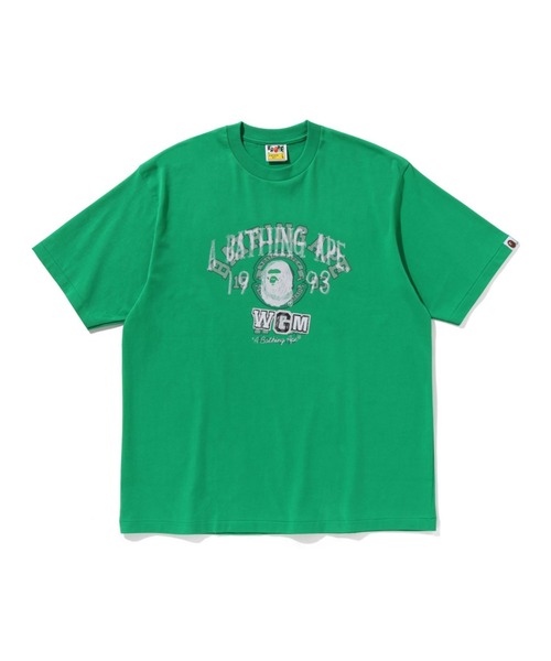 A BATHING APE 長袖シャツ 胸ポケット 緑 グラデーション　L A BATHING APE 長袖シャツ 胸ポケット 緑 グラデーション L