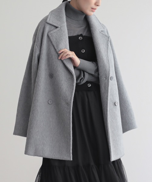 「for/c」 ピーコート M ネイビー レディース_画像3