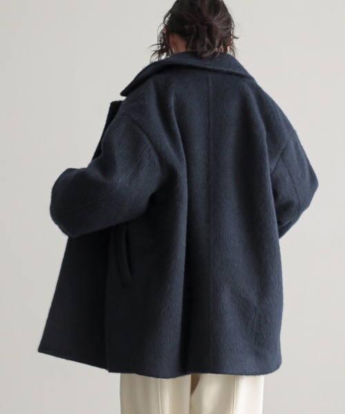 「for/c」 ピーコート M ネイビー レディース_画像5